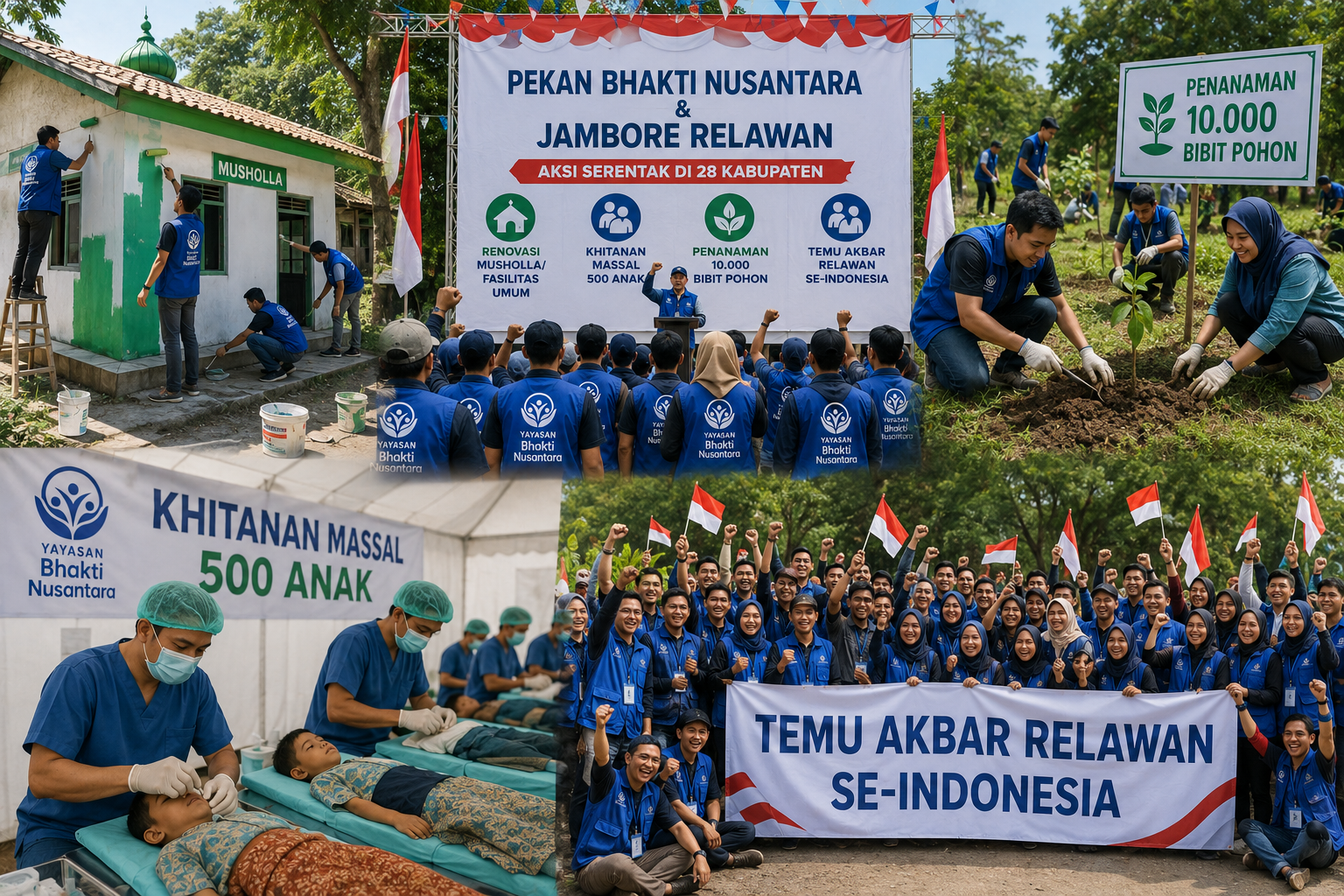 Dokumentasi Pekan Bhakti Nusantara & Jambore Relawan Se-Indonesia