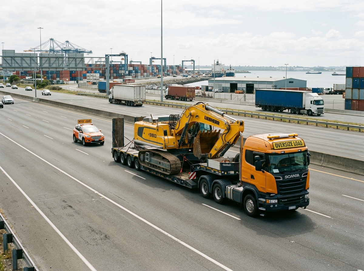 Mobilisasi Alat Berat & Logistik