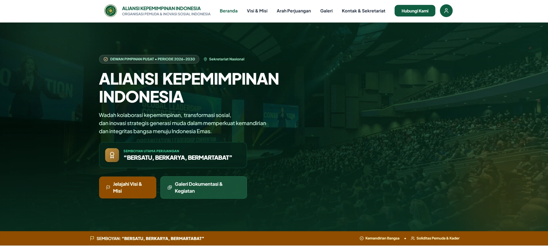 Aliansi Kepemimpinan Indonesia design preview