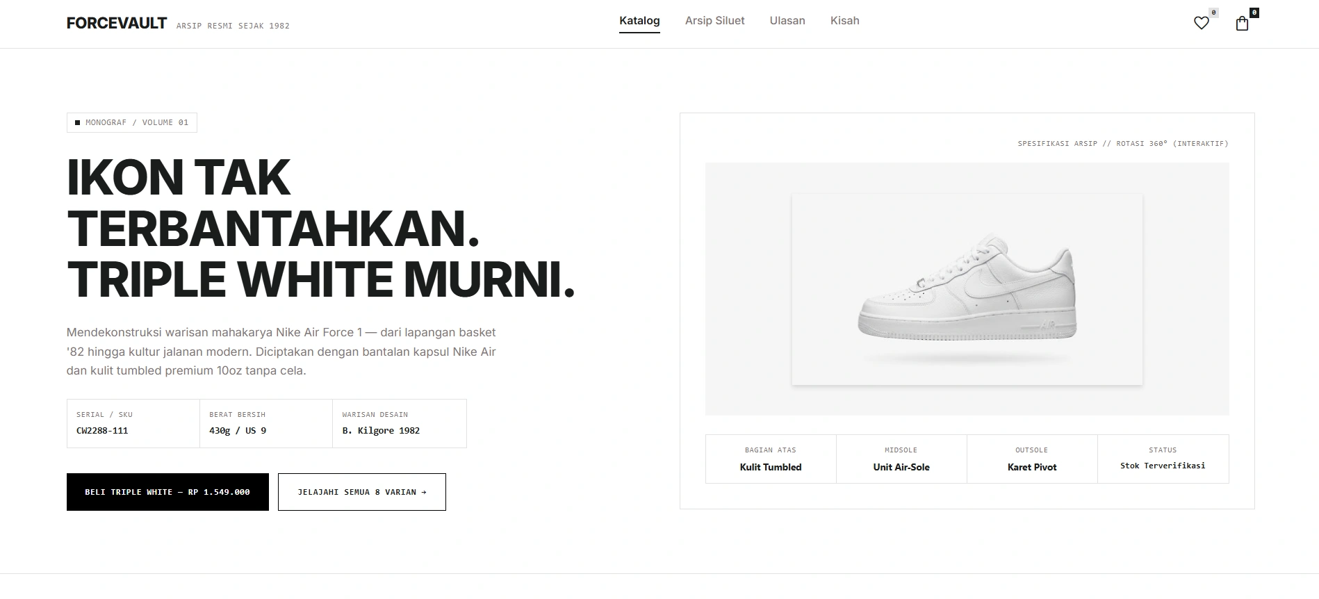 FORCEVAULT - NIKE Authorize Seller at Indonesia design preview